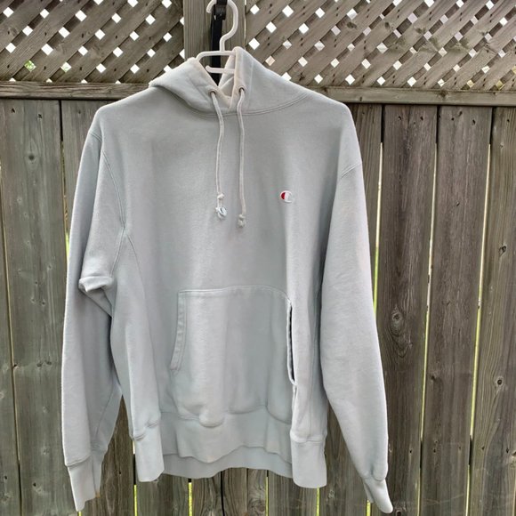 Light Green Champion Hoodie - Picture 1 of 5